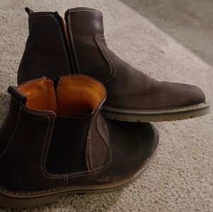 OutPut All Leather mens boots